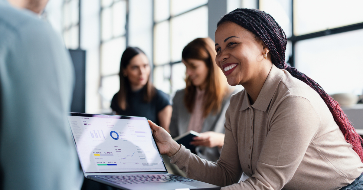 Women working on laptop